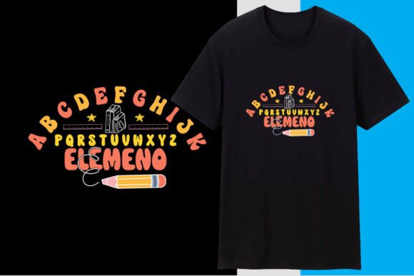 ABCDEFGH Elemeno T Shirt Design: A Versatile, Production-Ready Resource for Educators, Designers, and Small-Business Owners