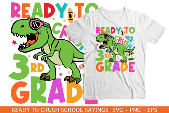 Crushed 3rd Grade of School SVG Design: Practical, Versatile, and Ready for Real Creative Work