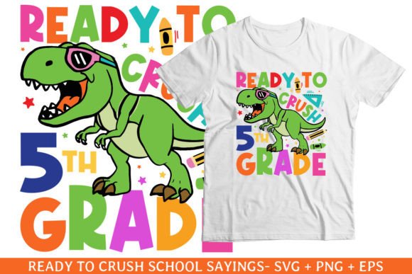 Crushed 5th Grade of School SVG Design: Smart, Scalable Back-to-School Creativity for Makers and Educators