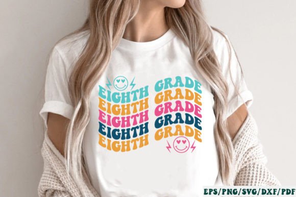 Eighth Grade Retro SVG