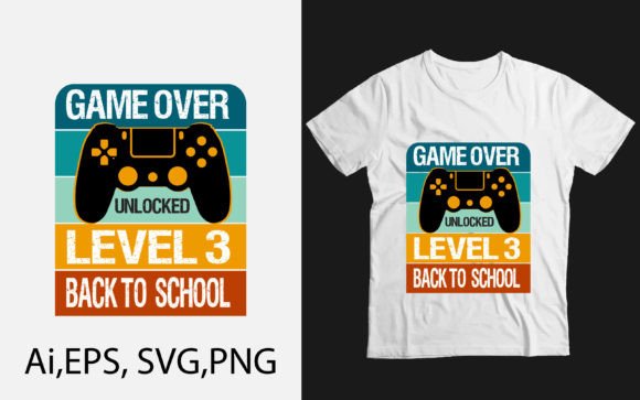 Game Over Unlocked Level 3 T-Shirt