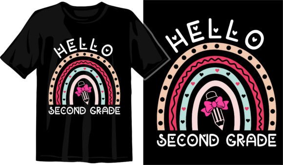 Hello 2nd Grade Rainbow
