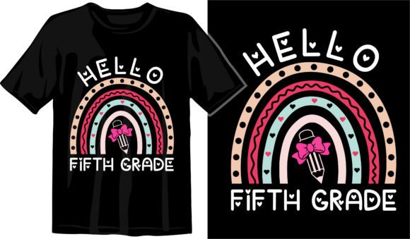Hello 5th Grade Rainbow