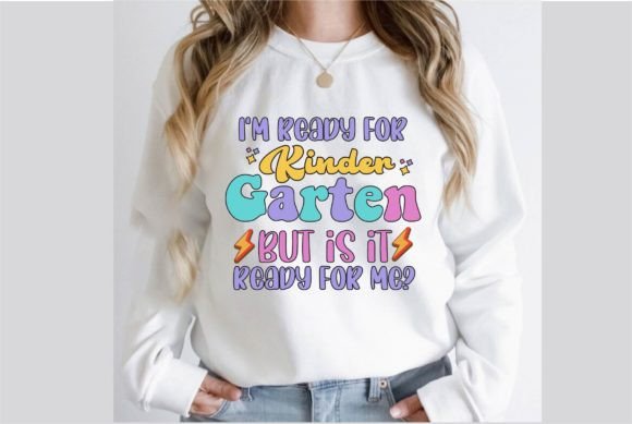 I’m Ready for Kindergarten Retro SVG
