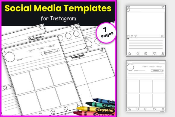 Social Media Templates for Classroom