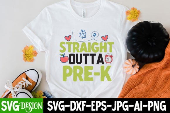 Straight Outta Pre-K SVG Design