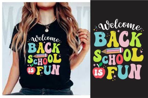 Welcome Back School Is Fun Retro SVG